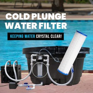 cold plunge filter, ice bath filter cartridge, cold therapy water filter, sediment filter 10 inch, 10x2.5 water filter, whole house filter replacement, under sink filter cartridge, ice tub filter, wellness recovery equipment, cold plunge accessories, water filtration UAE, villa water filter, gym water filter, spa filter cartridge, universal filter replacement