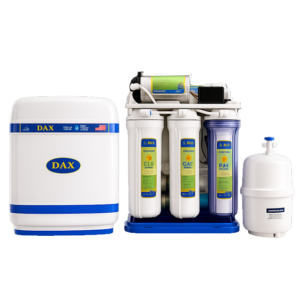 DAX 6 Stage RO Water Filter Under Sink – Compact Unit with Storage Tank