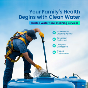 Professional Water Tank Cleaning & Disinfection | تنظيف وتعقيم خزانات المياه باحترافية
