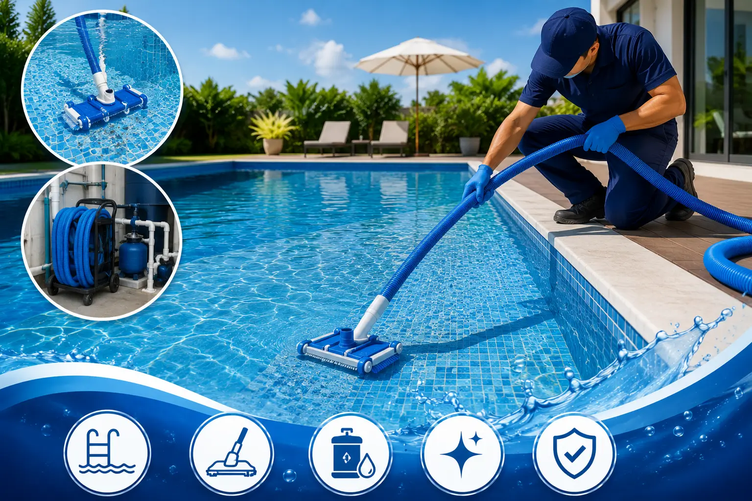 Swimming Pool Cleaning UAE service